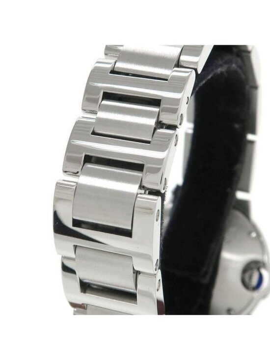 28mm Steel Ballon Blue de Cartier Watch & Steel Strap  Cartier Ballon Blue SM 28 Watch